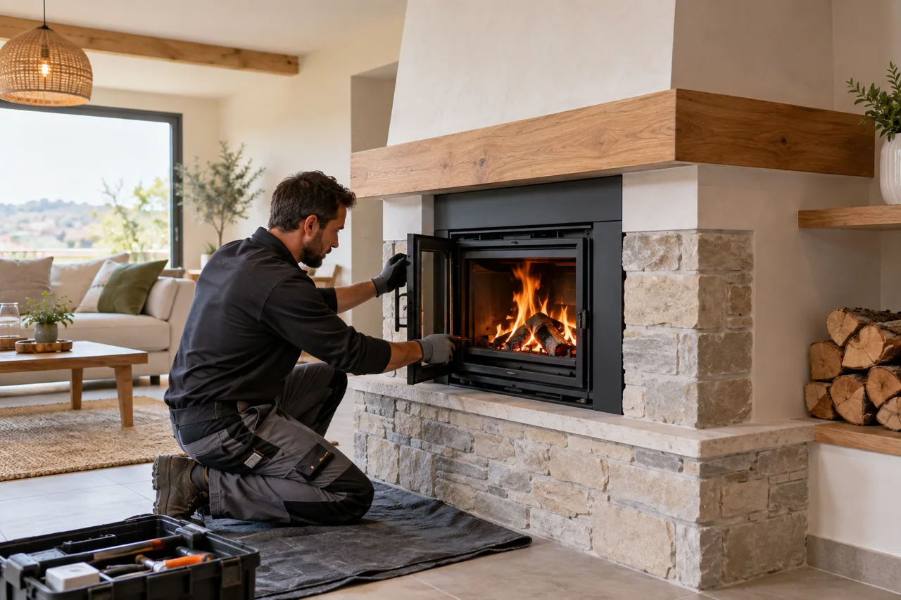 Projet de cheminée et insert — ALP Construction