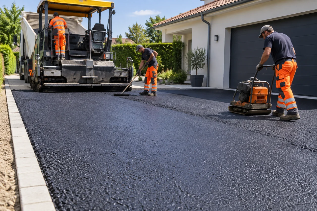 Enrobé pour allée et parking — ALP Construction
