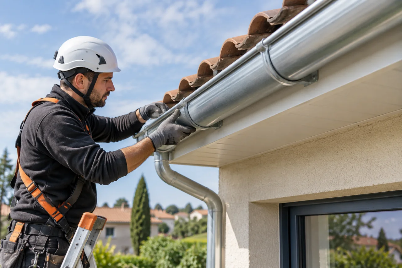 Pose et remplacement de gouttières — ALP Construction