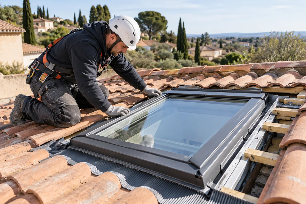 Création de puits de lumière — ALP Construction