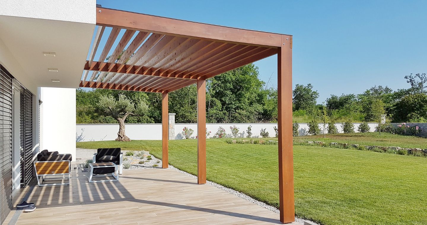 Projet et installation de pergola — ALP Construction